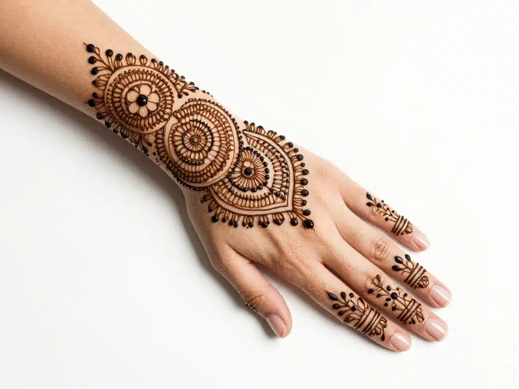 Minimal Mehndi Design