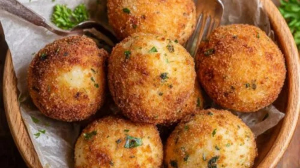 Crispy Potato Cheese Balls