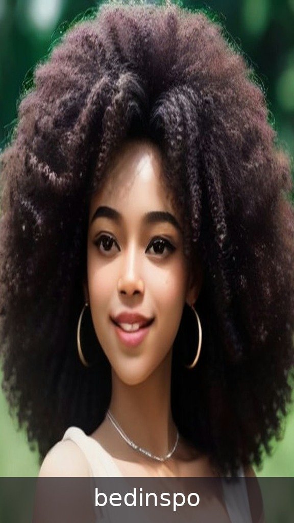 14. Curly and Coily Hair with Pearl Accents