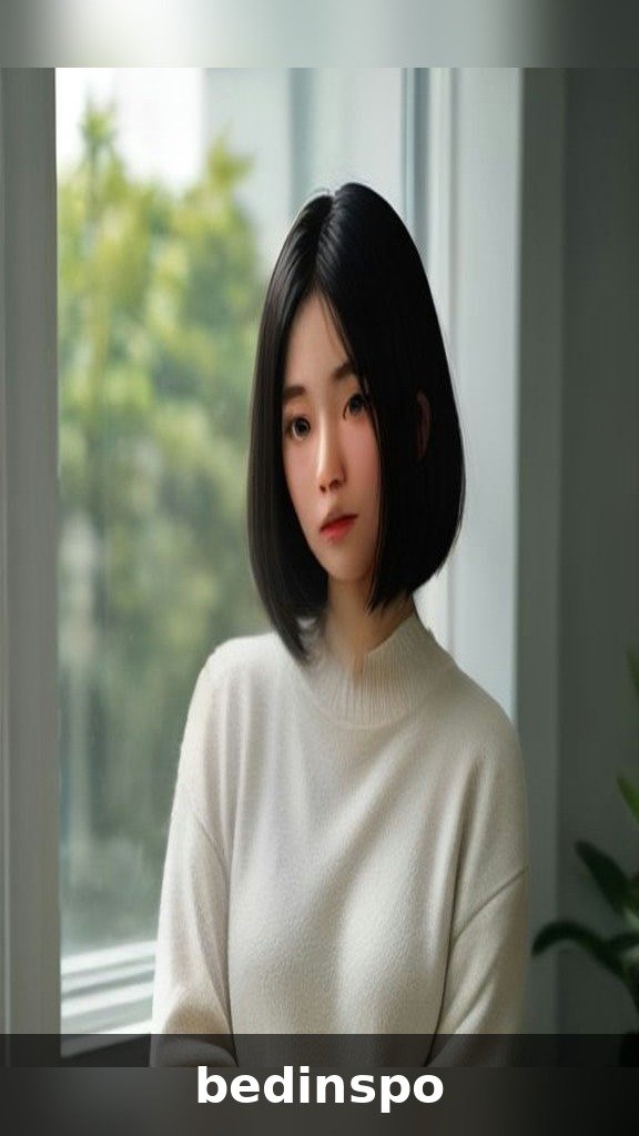Curly Scandi bob