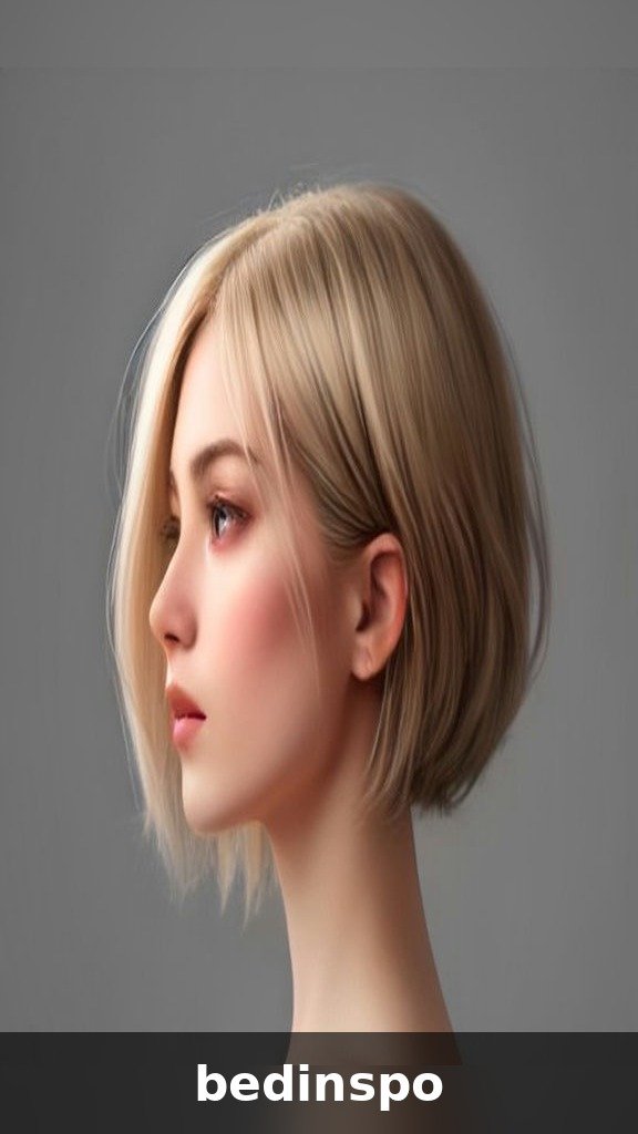 Scandi bob for round faces