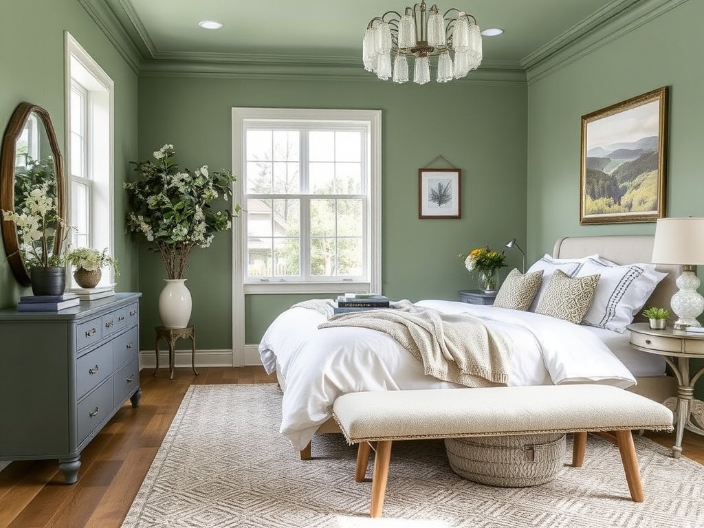 Soft Green Bedroom Ideas