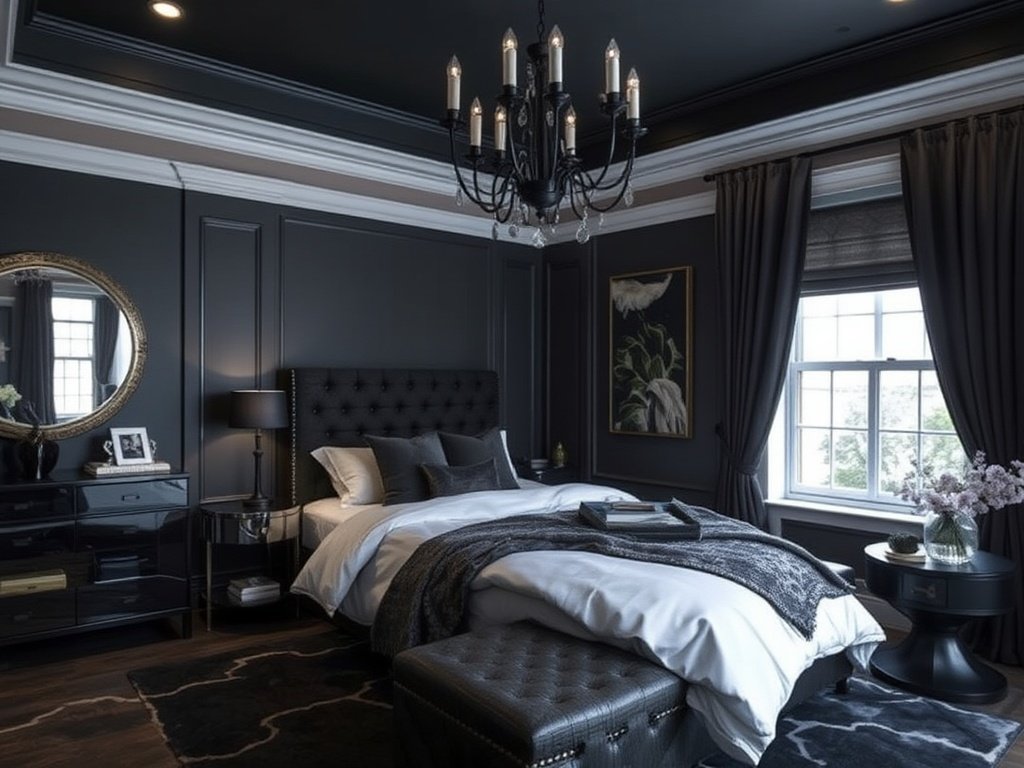dark feminine bedroom ideas