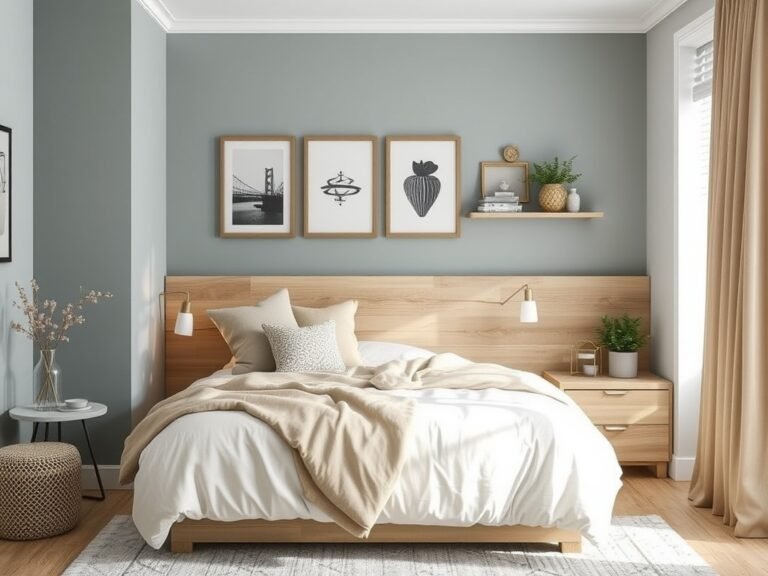 Corner Bed Layout