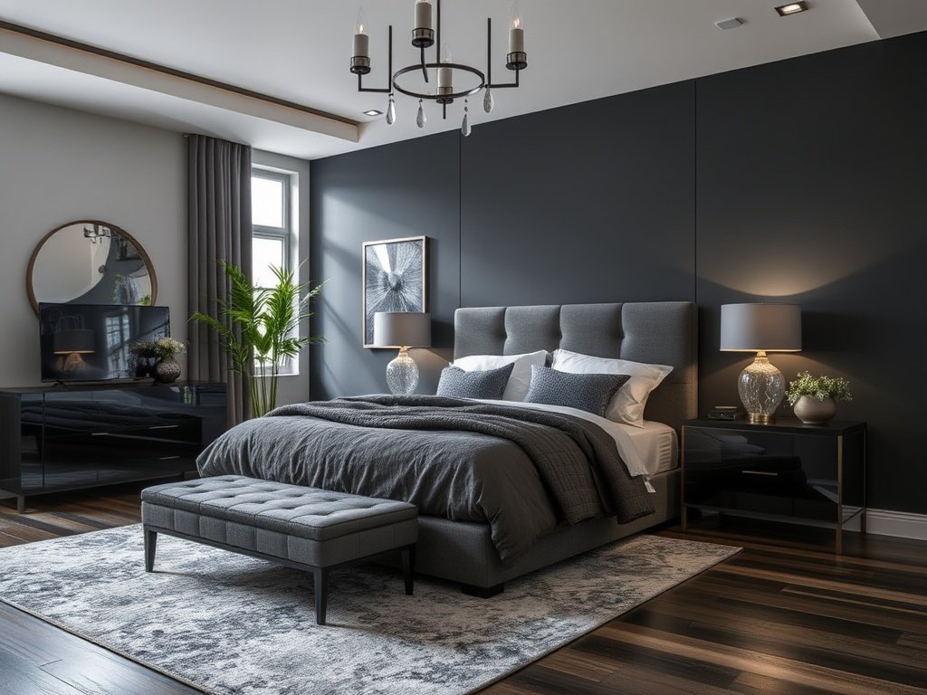 Charcoal Gray for Dramatic Modern Style