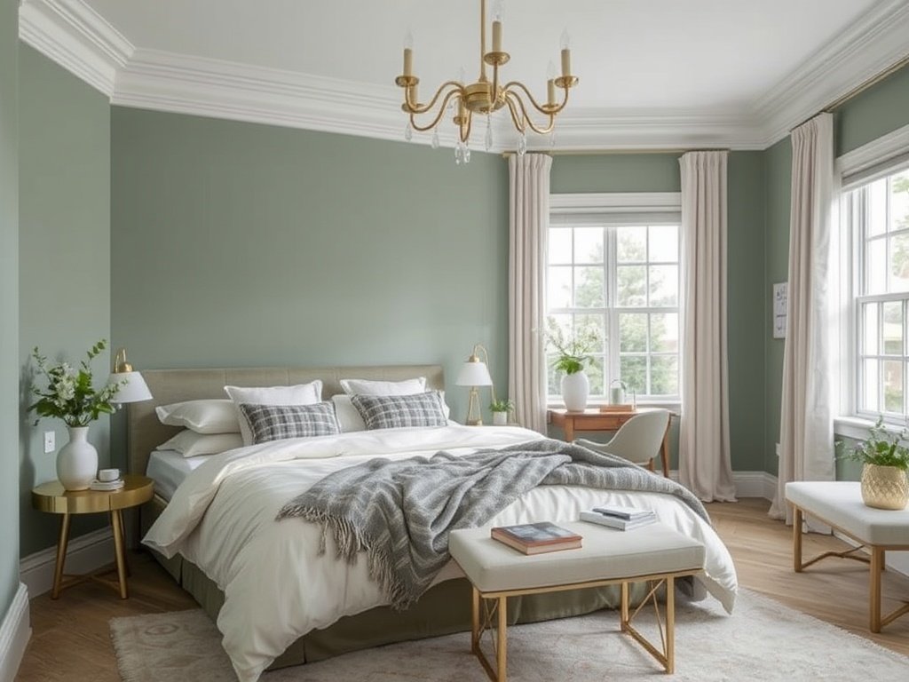Soft Green Bedroom