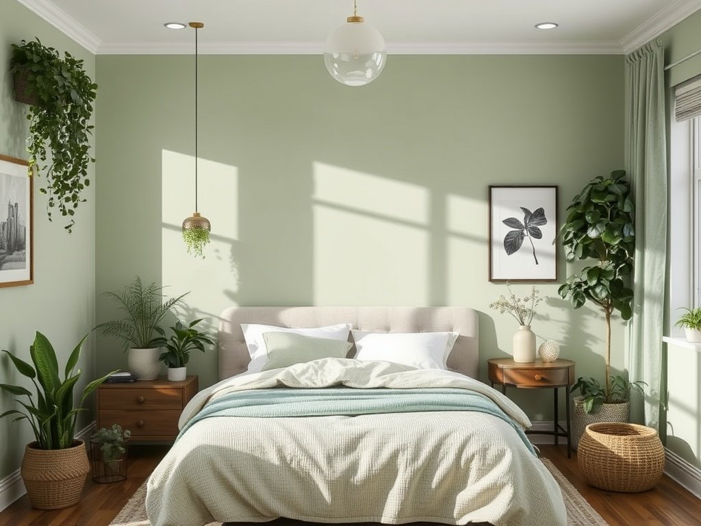 Soft Green Bedroom
