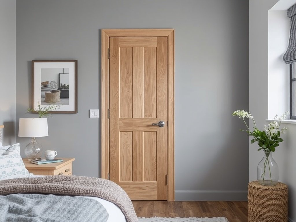 Natural Oak Flush Door
