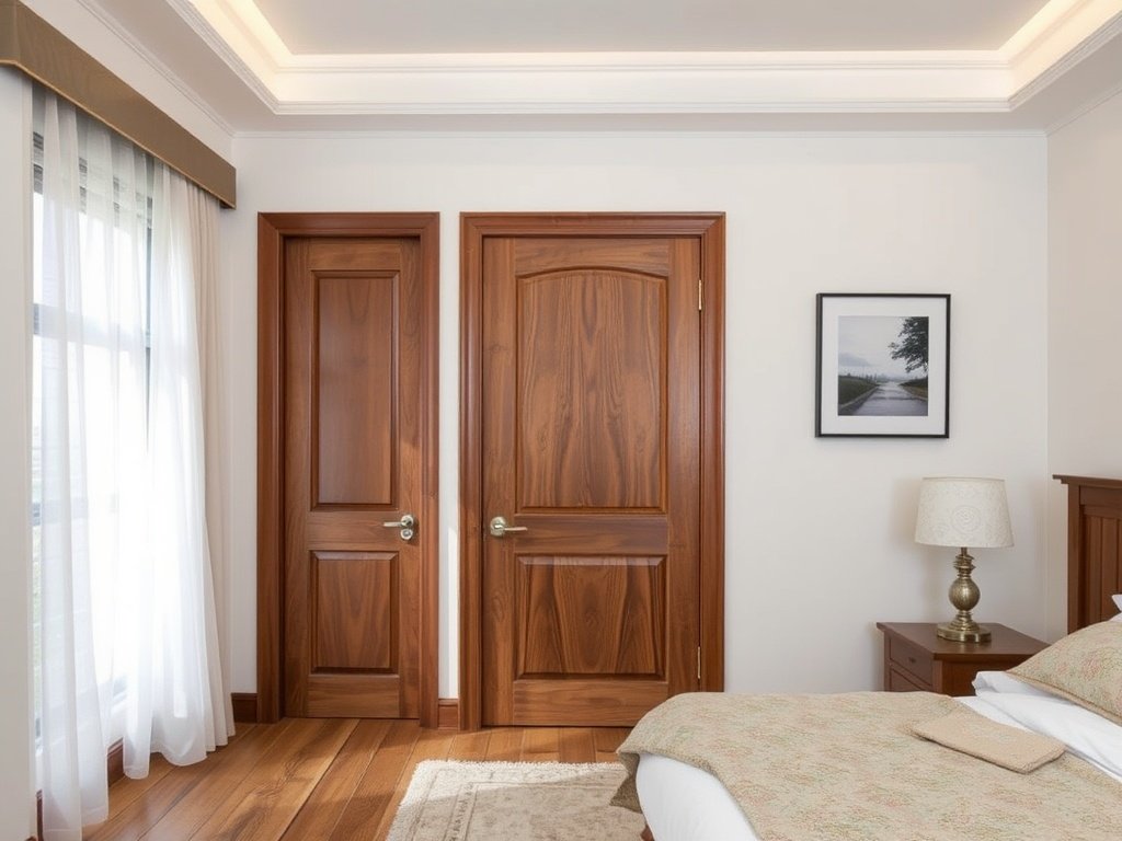 Teak Solid Wooden Door
