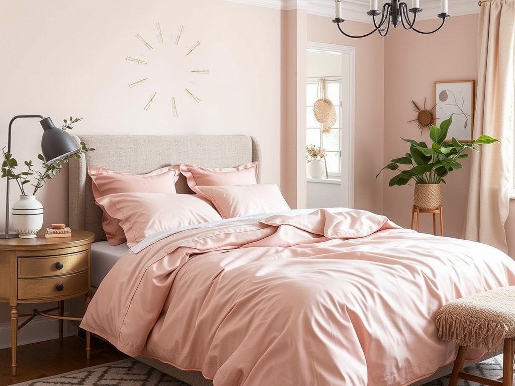  Dusty Pink Bedding