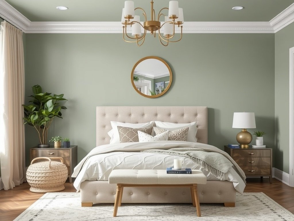 Soft Green Bedroom