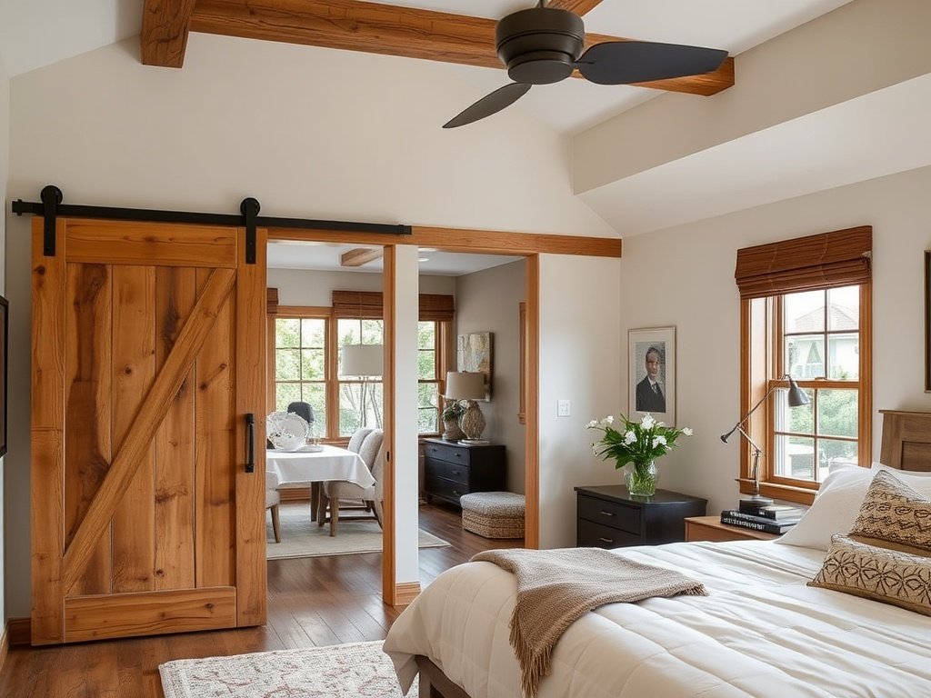 Sliding Barn-Style Wooden Door