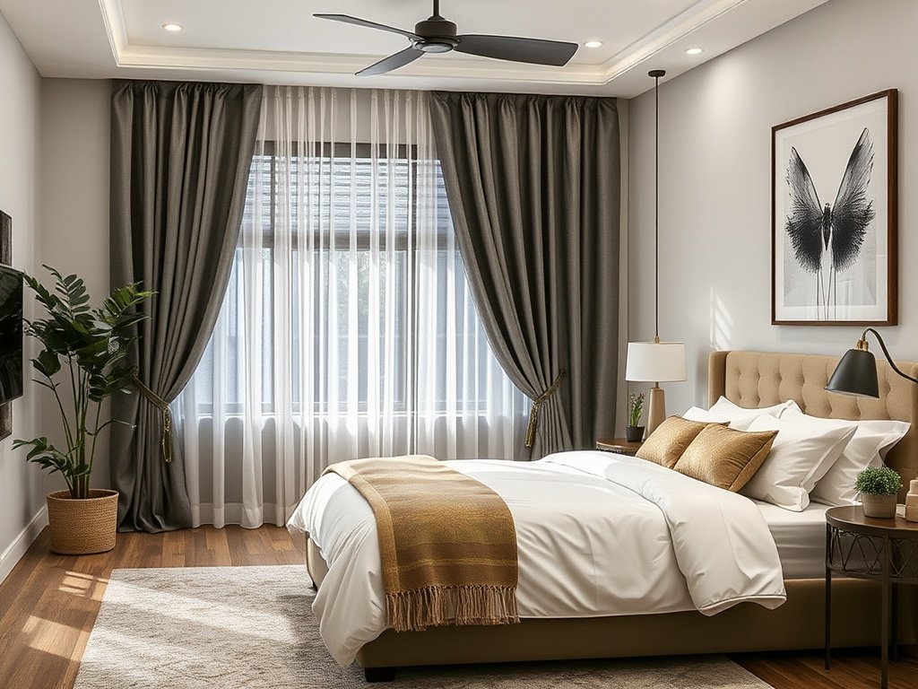 Add Soft Curtains for a Cozy Feel