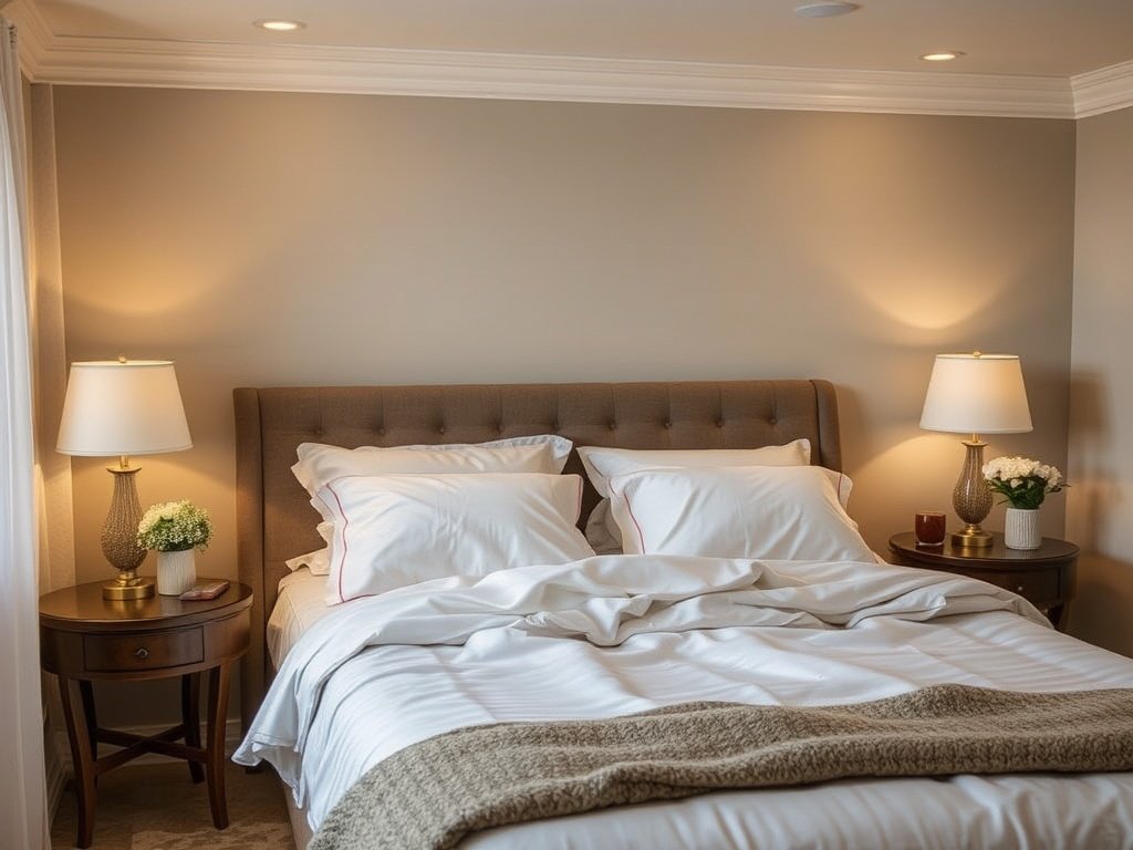 Use Warm Bedside Lamps 