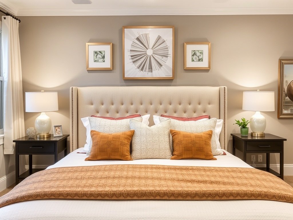 Add an Upholstered Headboard for Comfort