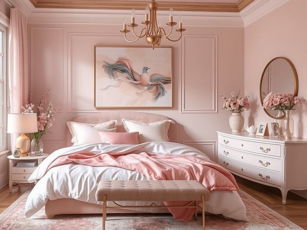 Blush Pink Bedroom Decor Ideas 