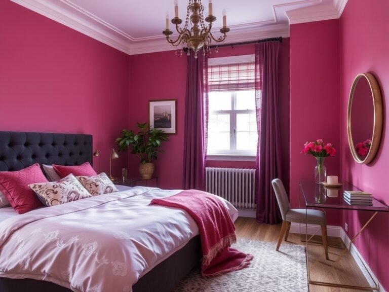 Dark Pink Bedroom Ideas