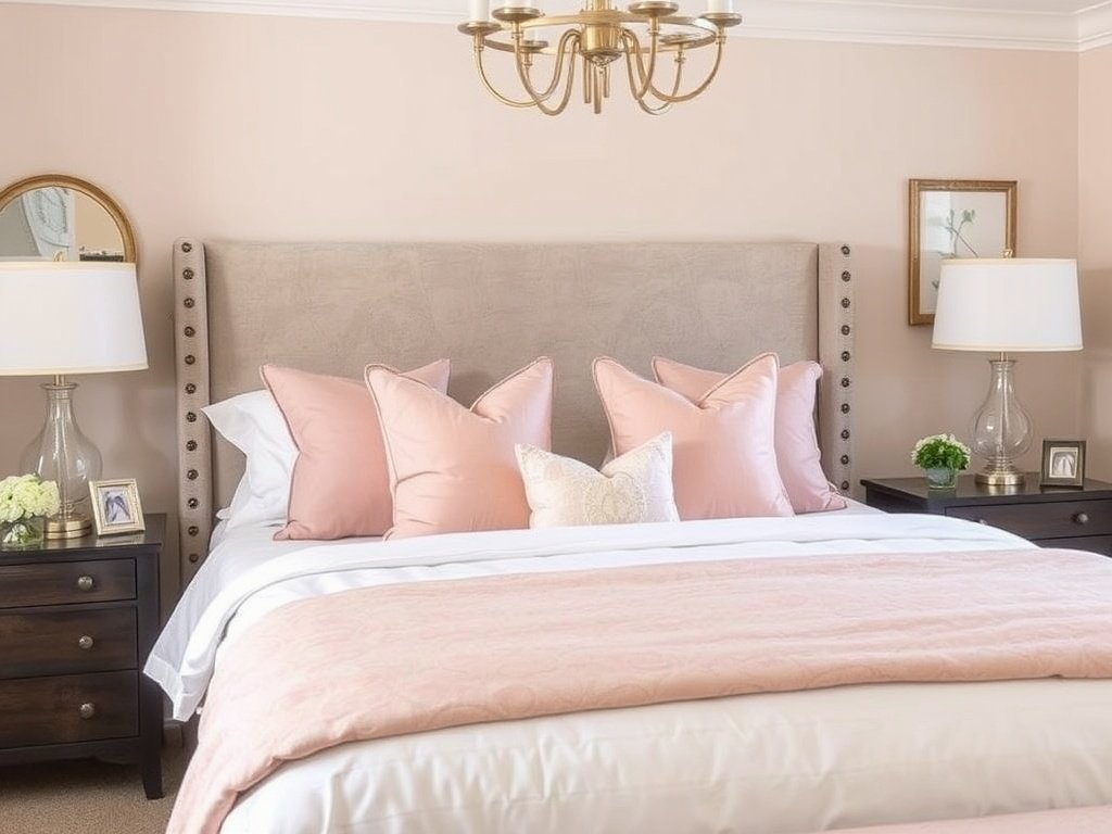 Add Blush Pink Throw Pillows