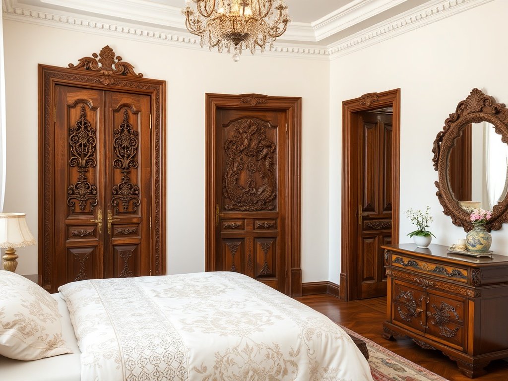 Carved Traditional Wooden Door