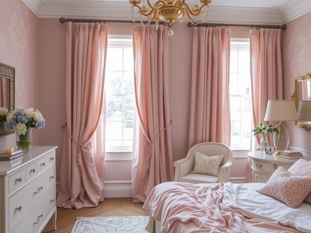 Decorate with Blush Pink Curtains