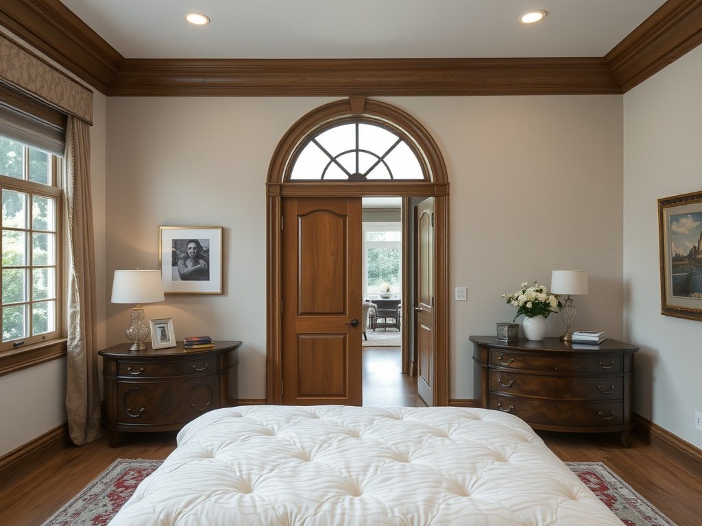 Arched Top Wooden Door