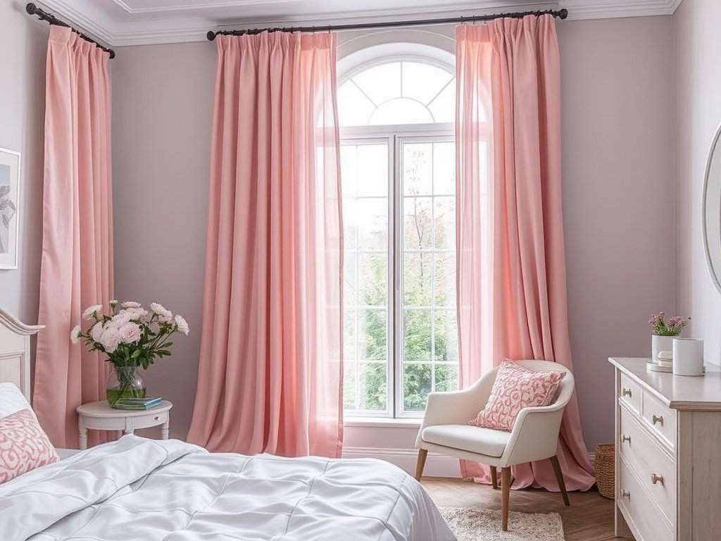 Pink Curtains 