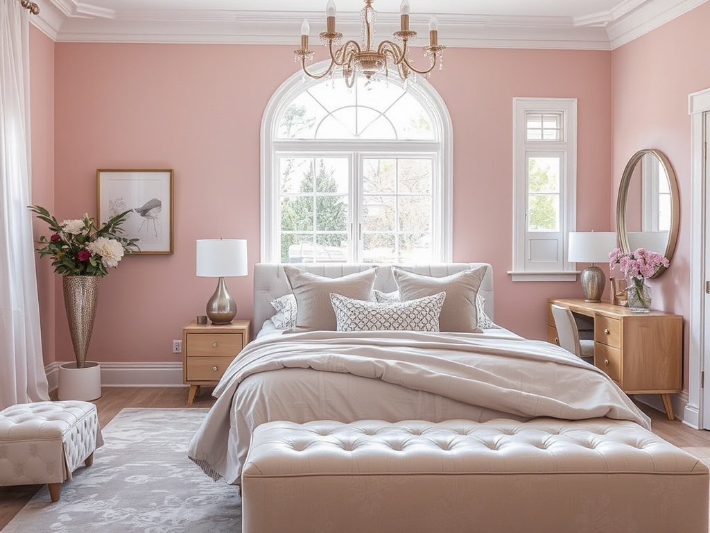 Dreamy Pink and Grey Bedrooms