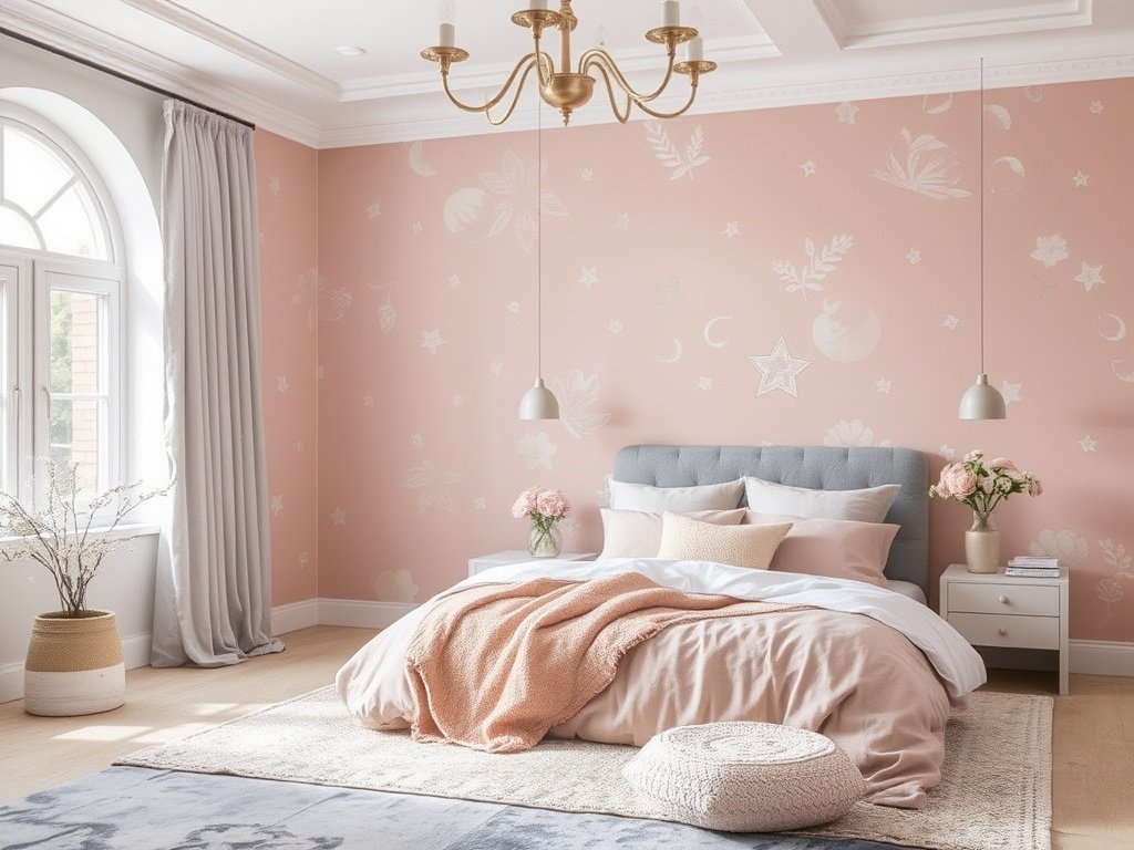 Dreamy Pink and Grey Bedrooms