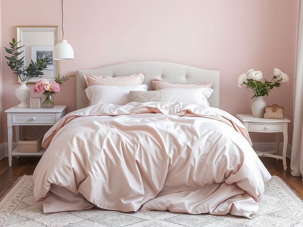 Dreamy Pink and Grey Bedrooms