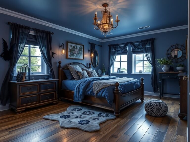 Blue Witchy Bedroom