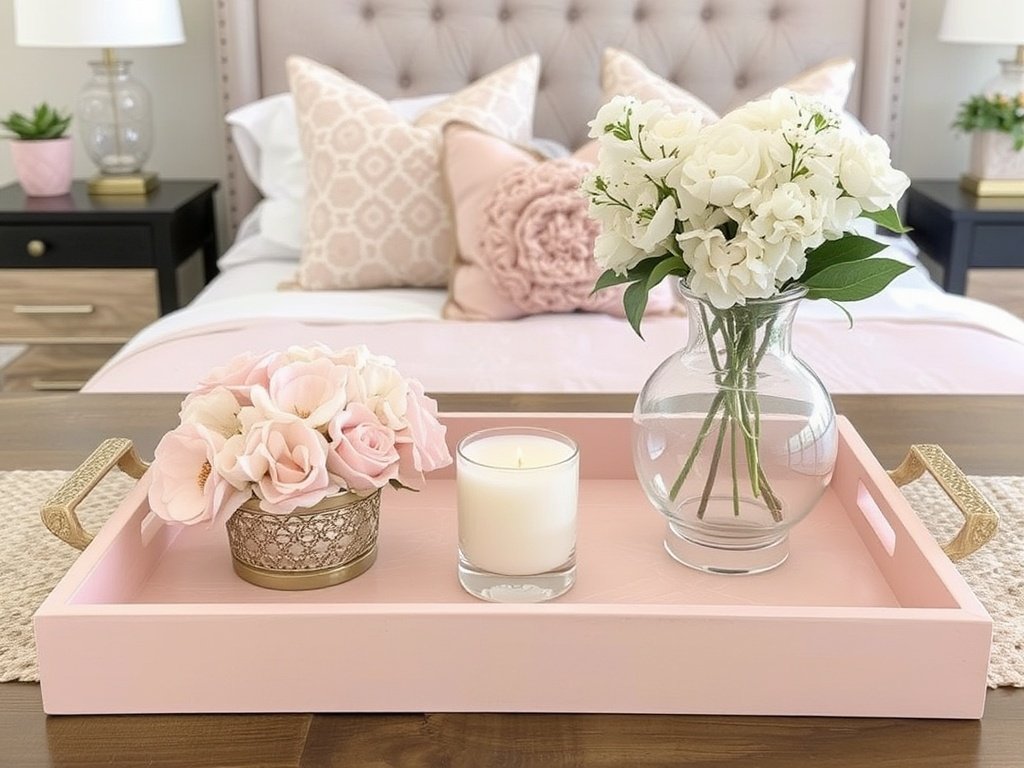 Add Blush Pink Decorative Trays