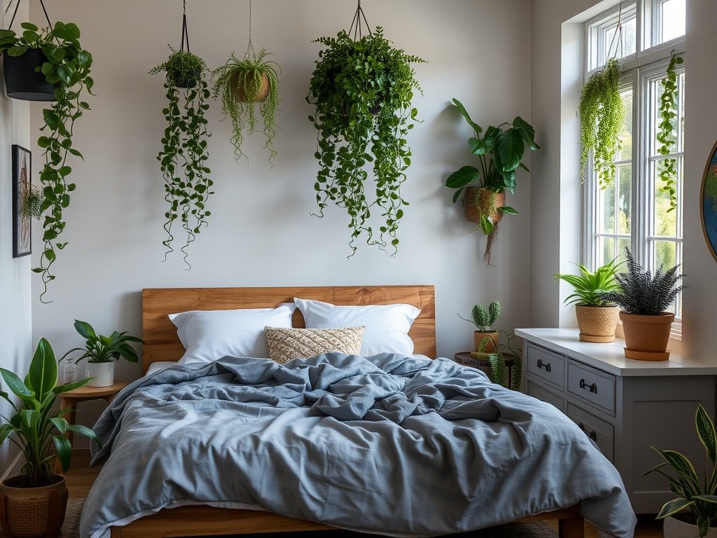 bedroom ideas with plants