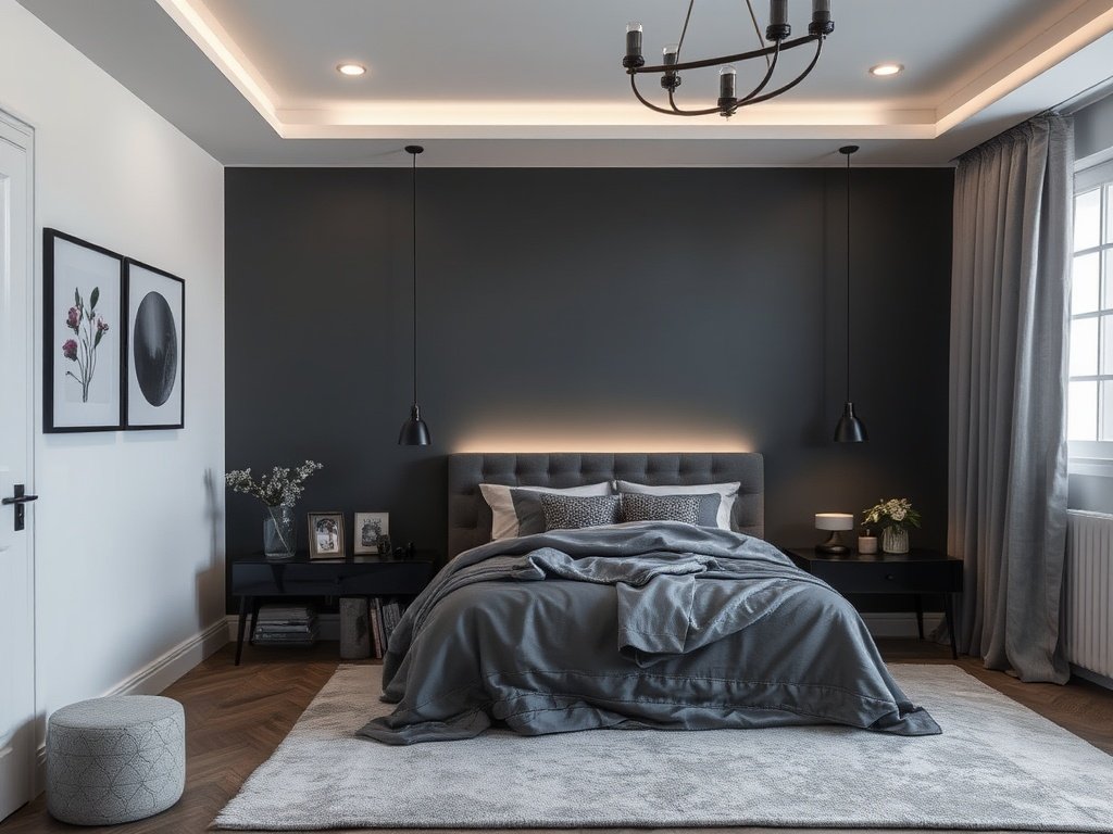 dark bedroom