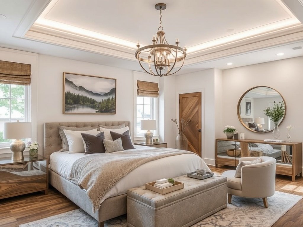 Unique Master Suite Bedroom 