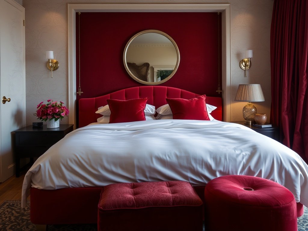 Crimson Velvet Circular Harmony