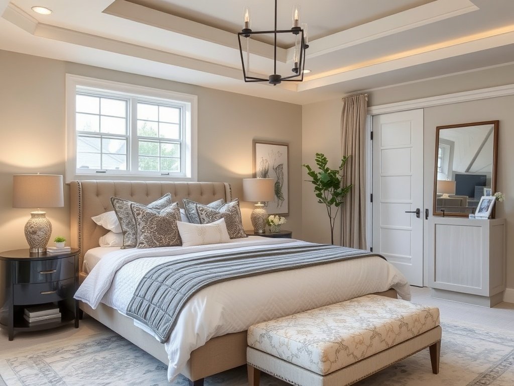 Unique Master Suite Bedroom