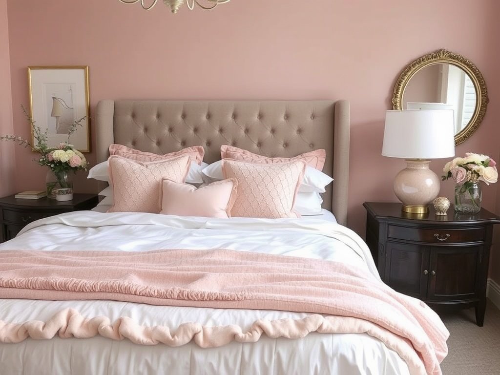  Dusty Pink Throw Pillows