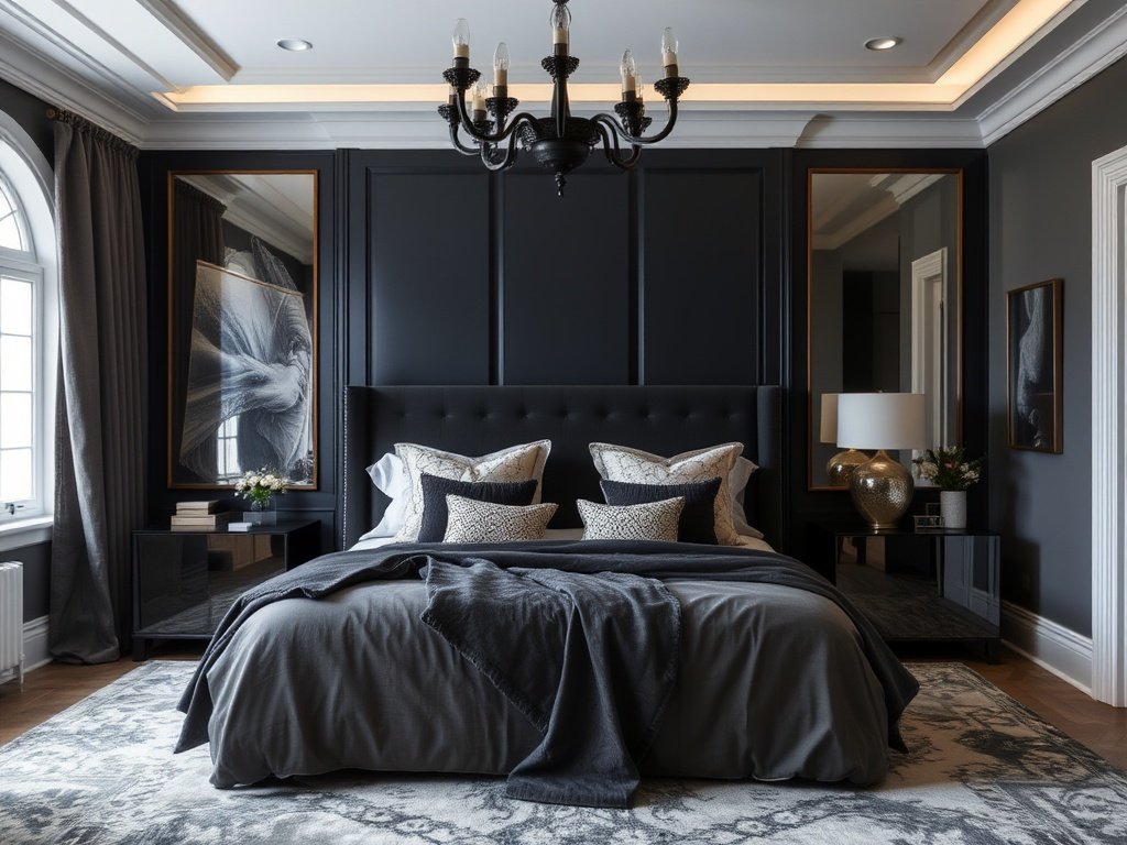 dark bedroom