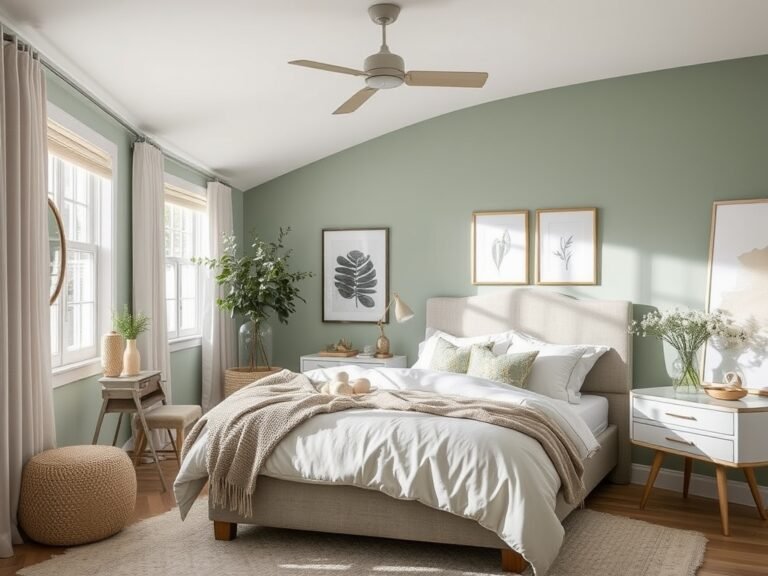 Soft Green Bedroom