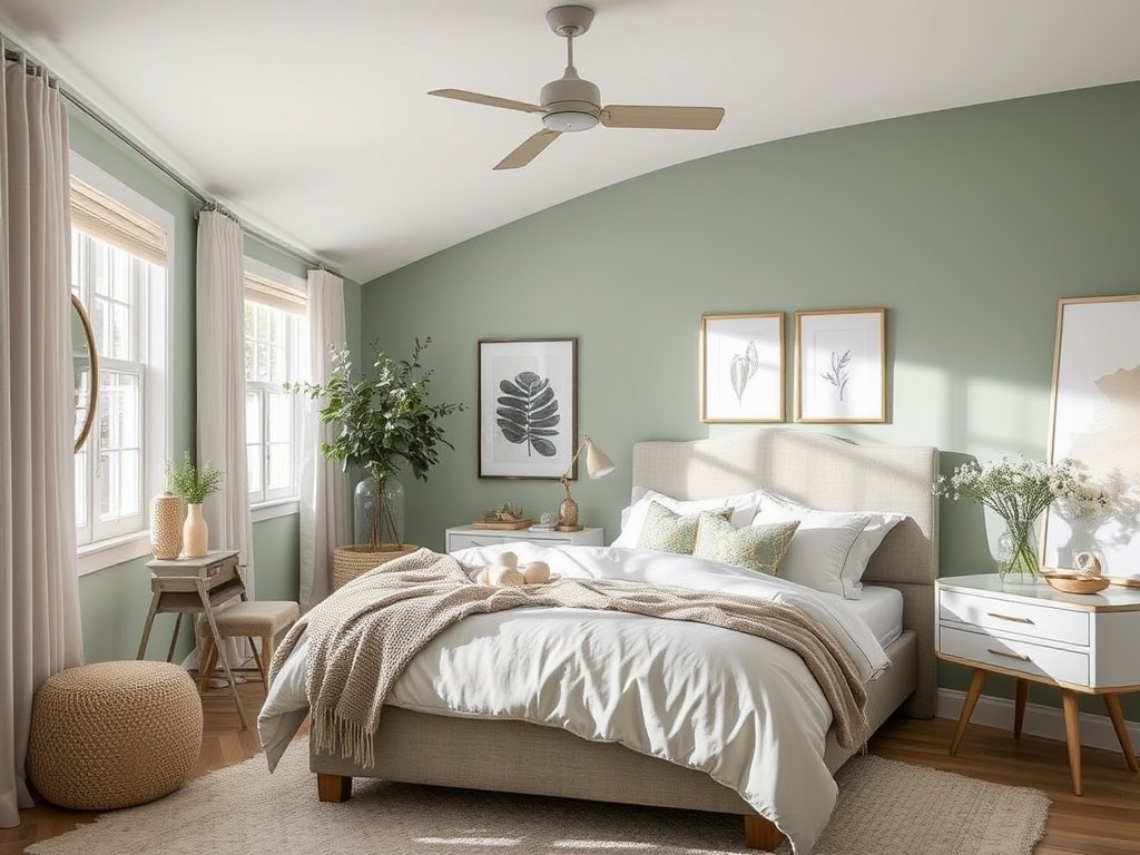 Soft Green Bedroom