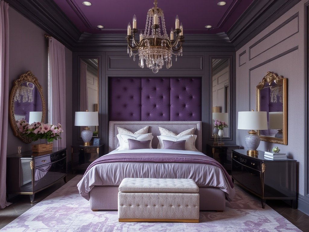Purple Layered Sophistication