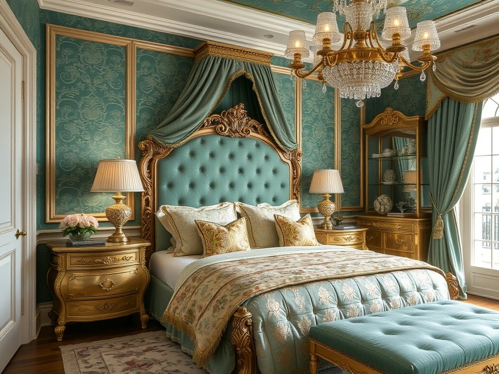 Emerald & Antique Gold Serenity