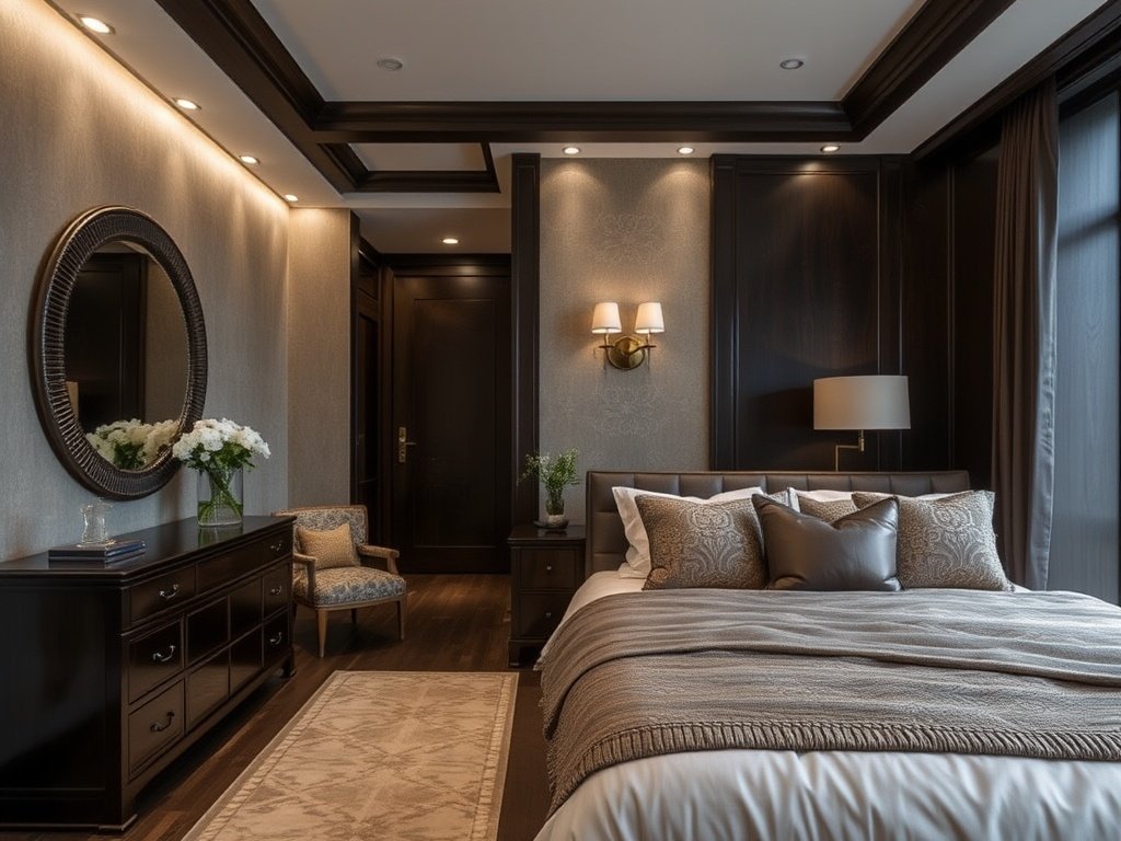 Dark Wood & Supple Leather Refinement