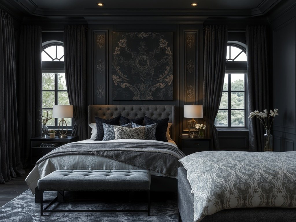 Charcoal & Luxe Texture Harmony