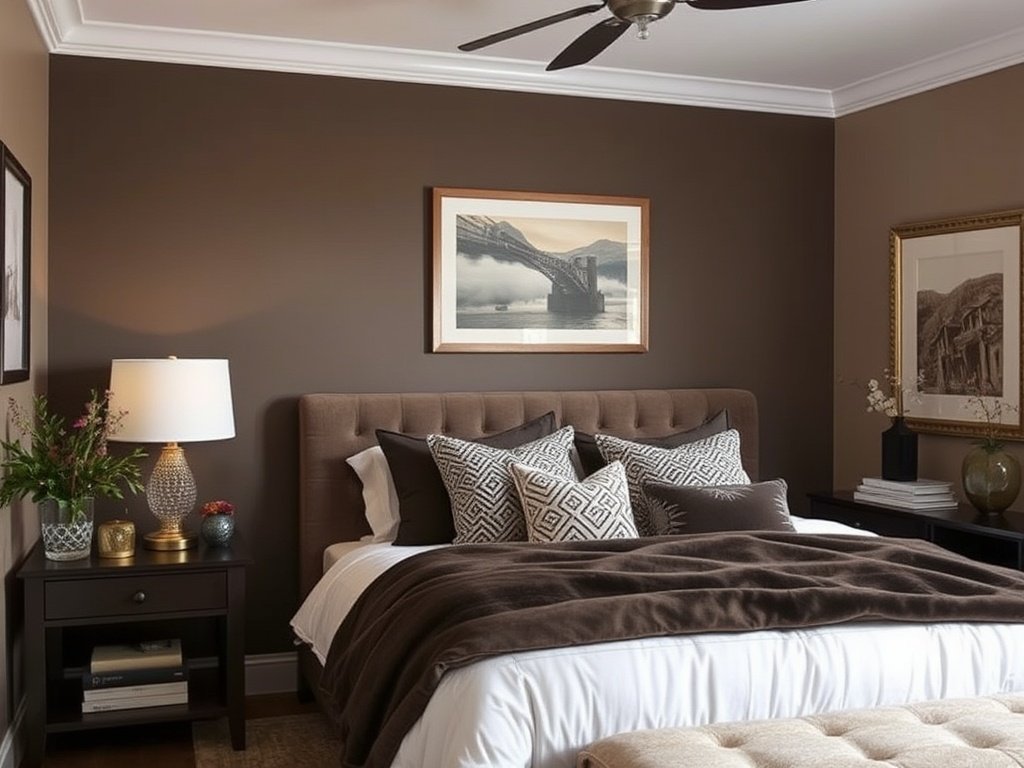 Chocolate Brown Bedroom
