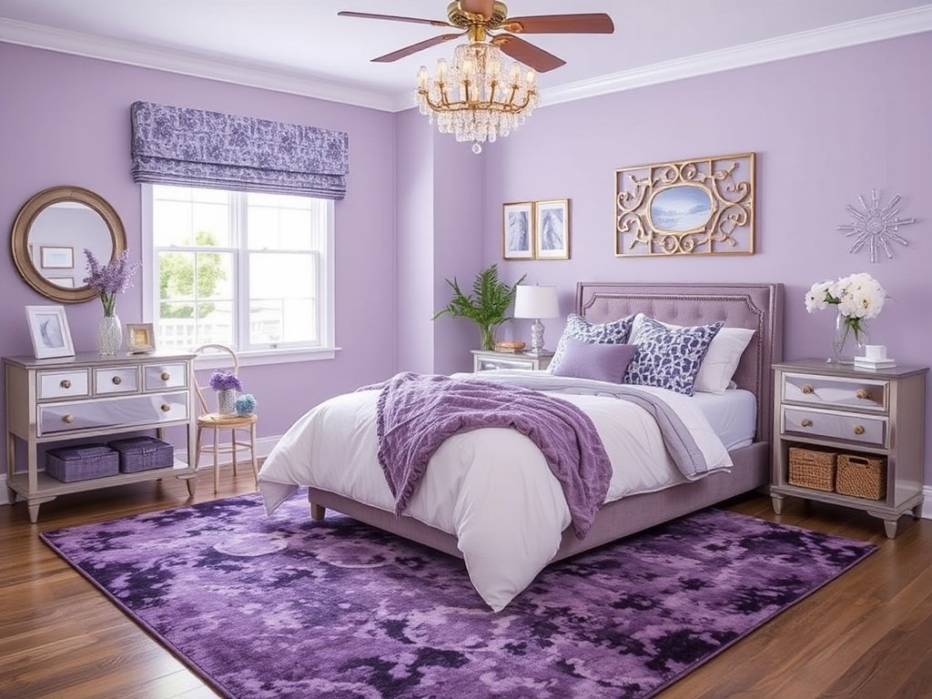 Purple Rugs to Add Comfort Underfoot