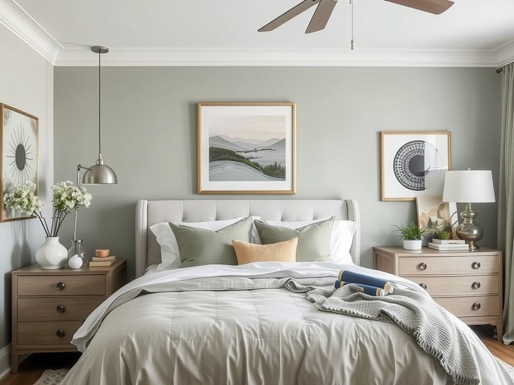 Soft Green Bedroom