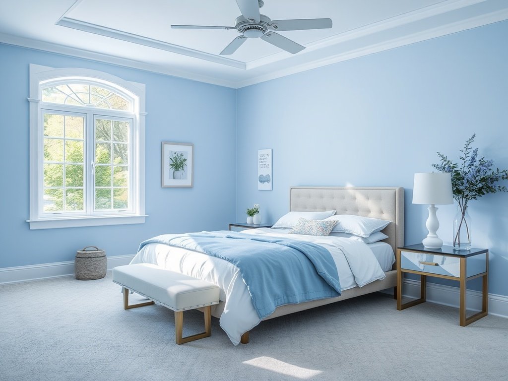 Sky Blue for an Airy and Relaxing Feel