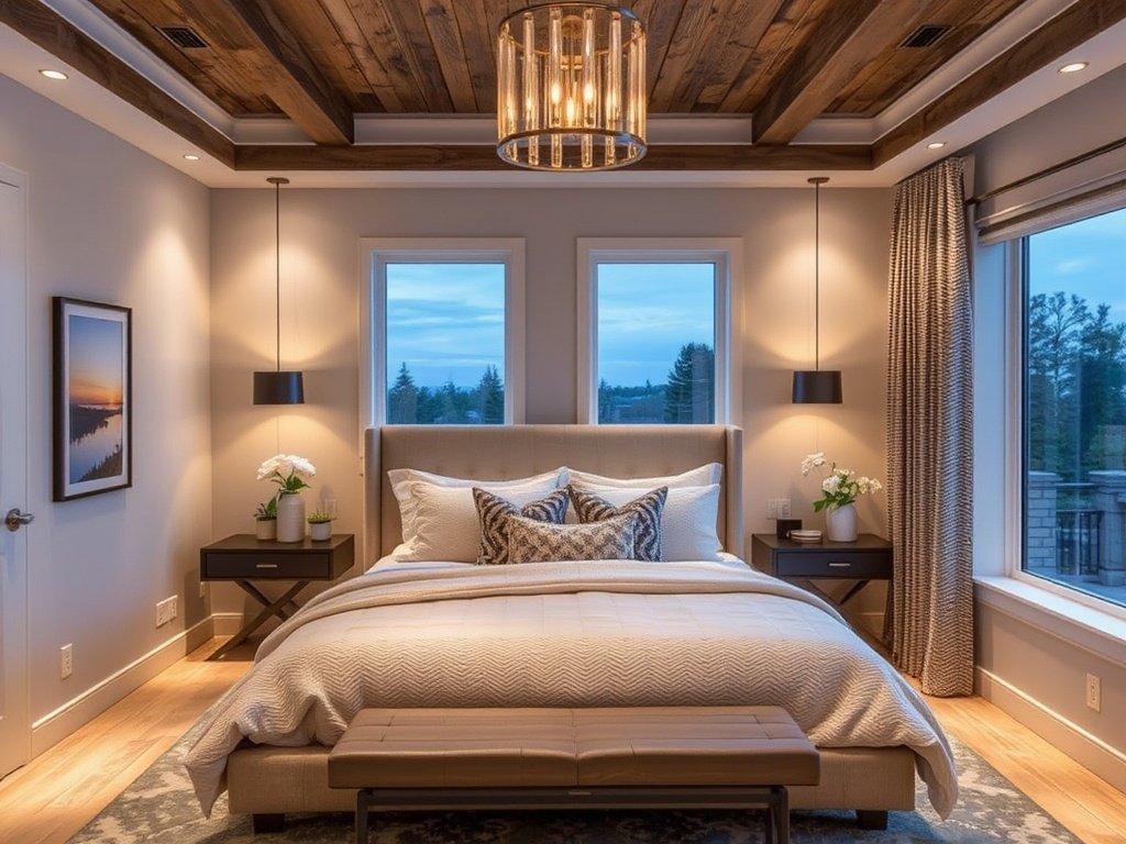 Unique Master Suite Bedroom