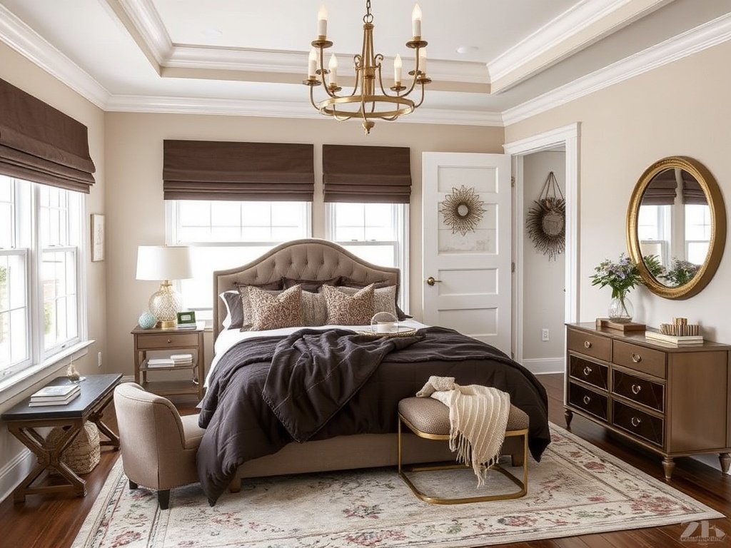 Chocolate Brown Bedroom